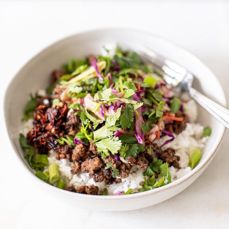 Picture of Vietnamese caramelized pork bowl
